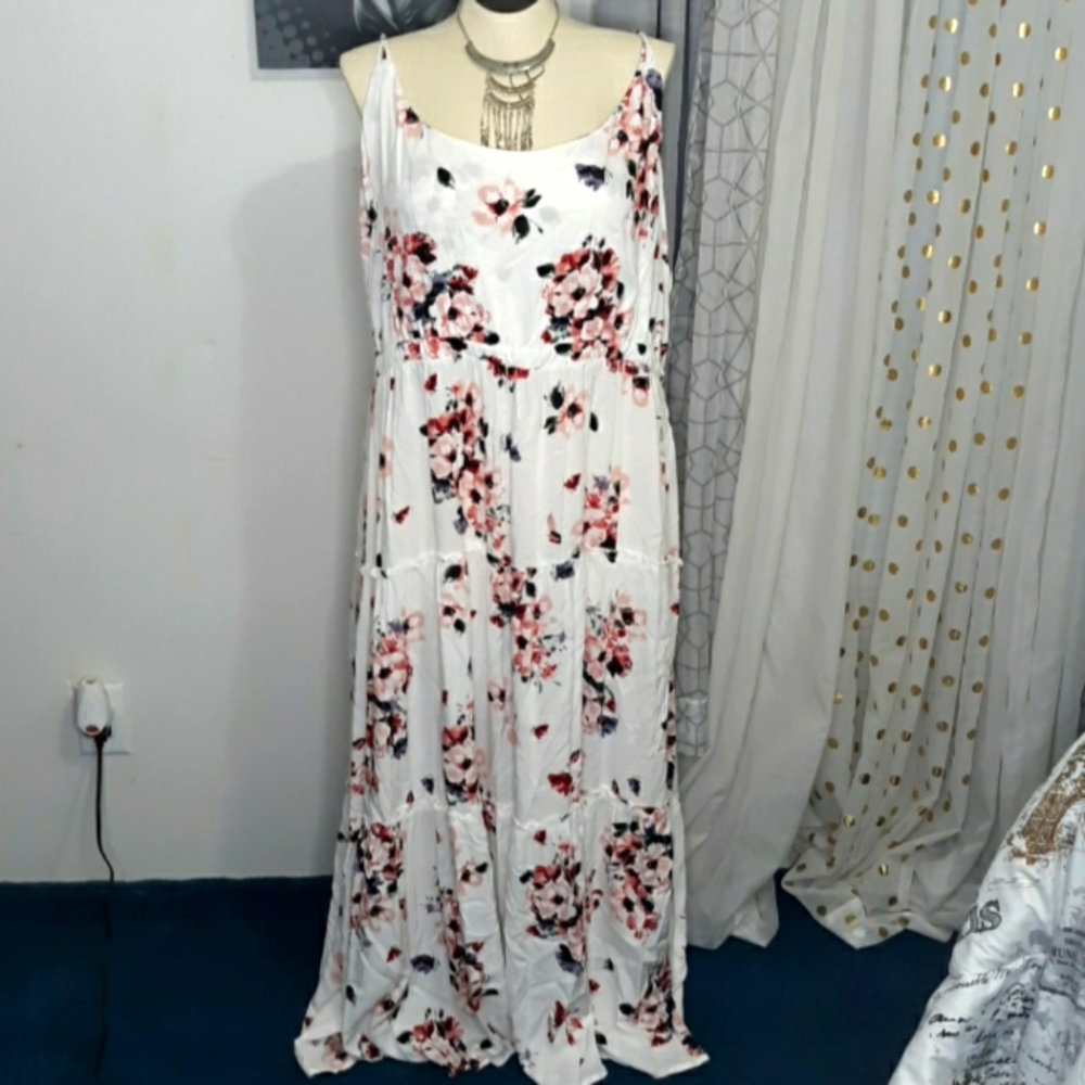 Torrid floral maxi dress